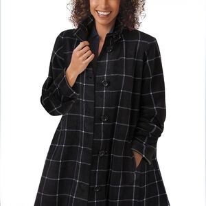 Woman Within Black Coat